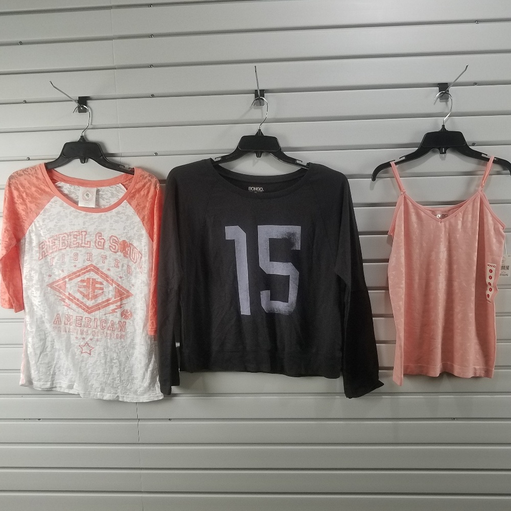 New 3 Pcs Women's Top Blouse Shirt Sweater Tank